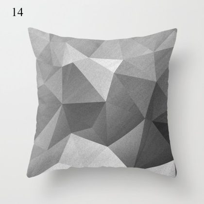 4PCS 45x45 Decorative Geometry Polyester Pillowcases Set